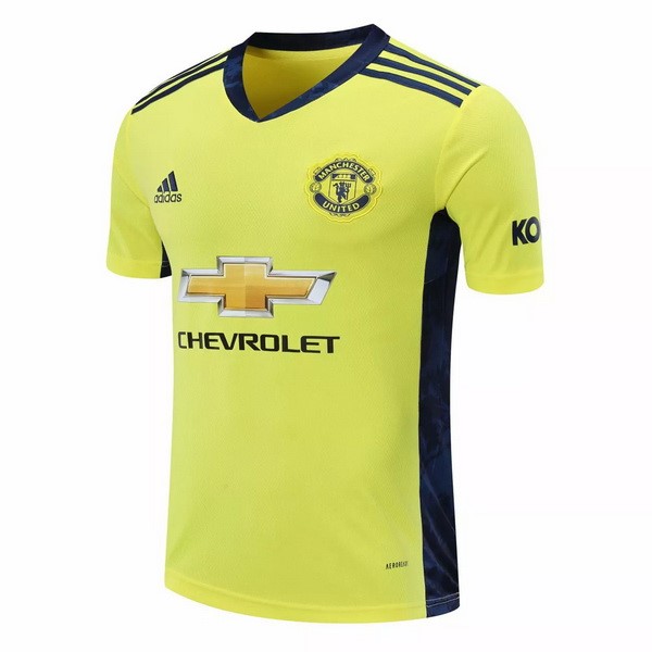 Camiseta Manchester United Segunda Equipación Portero 2020-2021 Amarillo